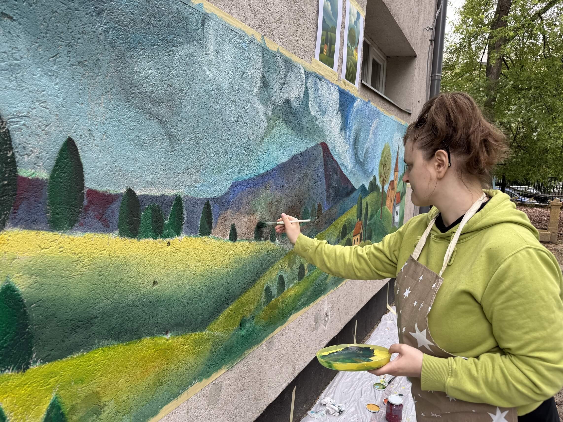 Élményfestés a Burratino Iskolában